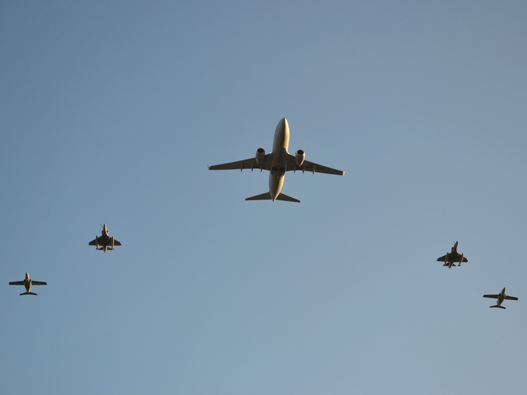 Boeing 737, IA-63 Pampa y A-4AR